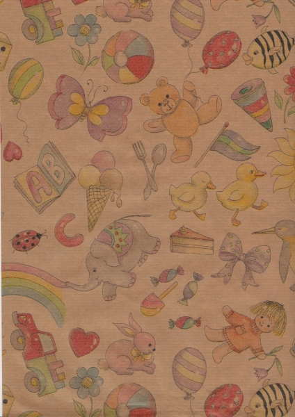 Geschenkpapier KIDS Natur  30cm